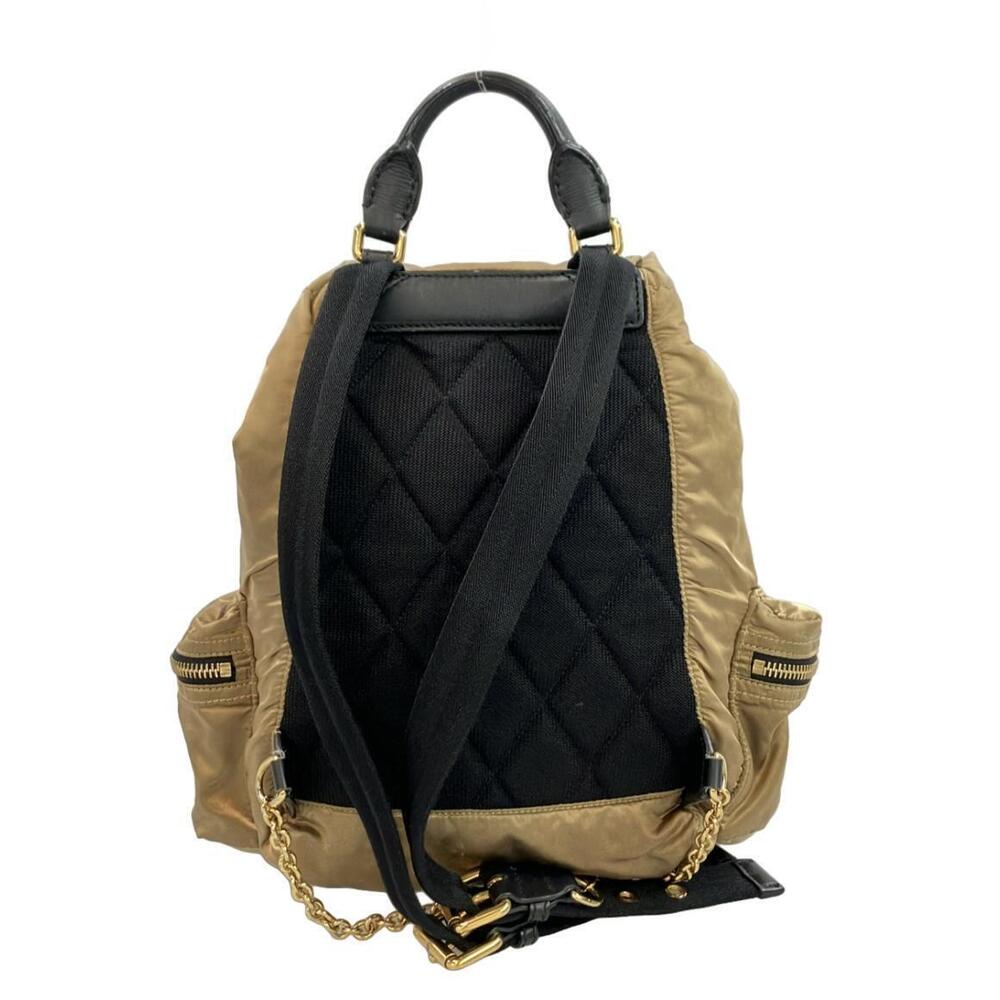 Burberry Brown Rucksack Bron Backpack White